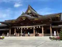 寒川神社の本殿