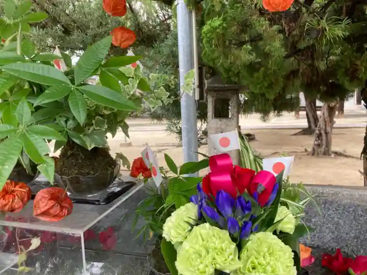 三津厳島神社の手水舎