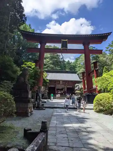 北口本宮冨士浅間神社の鳥居