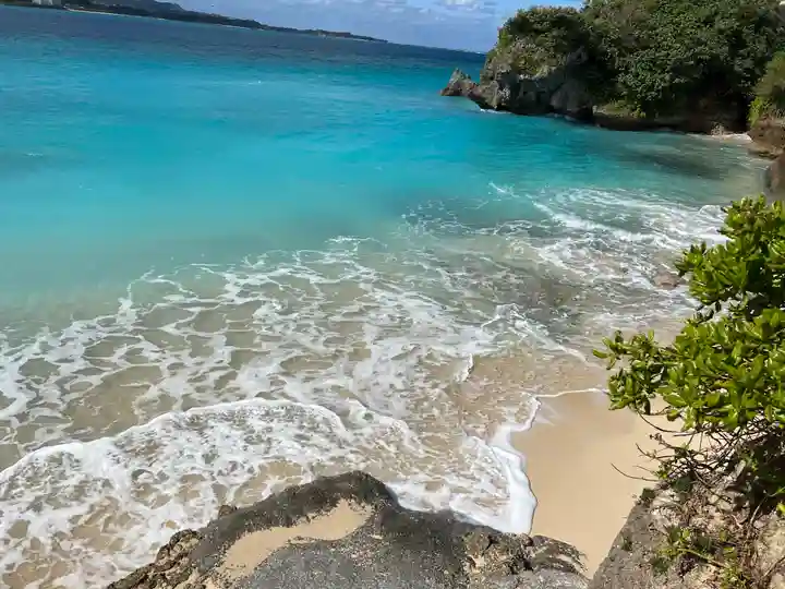 古宇利の竜宮の景色