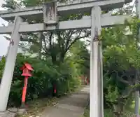 平出雷電神社の鳥居