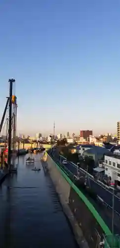 福森稲荷神社の周辺