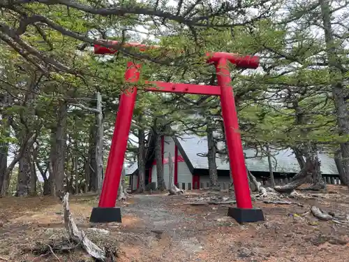 冨士山小御嶽神社の鳥居