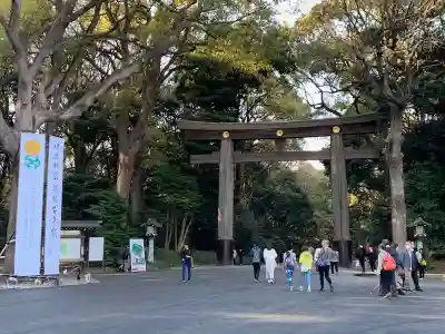 明治神宮の鳥居