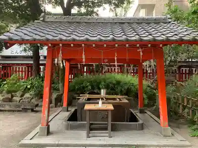 水鏡天満宮の手水舎