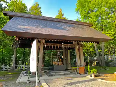上川神社の手水舎
