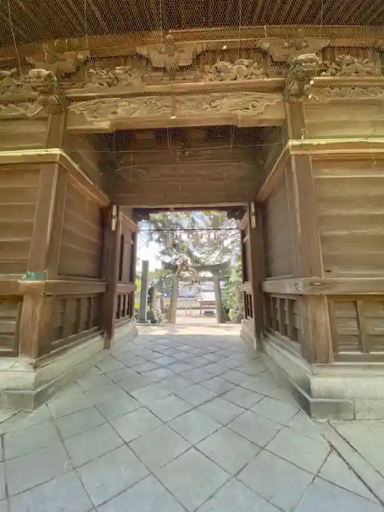 琴彈八幡宮の山門・神門