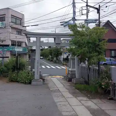 古録天神社の鳥居