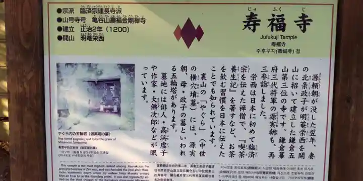 寿福寺の歴史