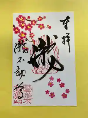 梅の御朱印です。