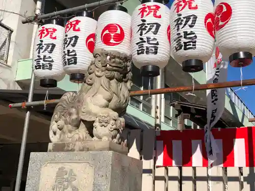 深川神明宮の狛犬