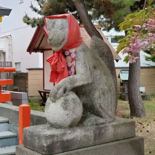 大森稲荷神社の狛犬