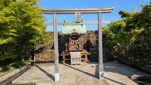 鉄道神社の鳥居
