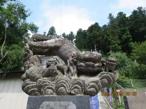 石都々古和気神社の狛犬