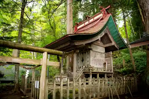 中社五斎神社の本殿・本堂