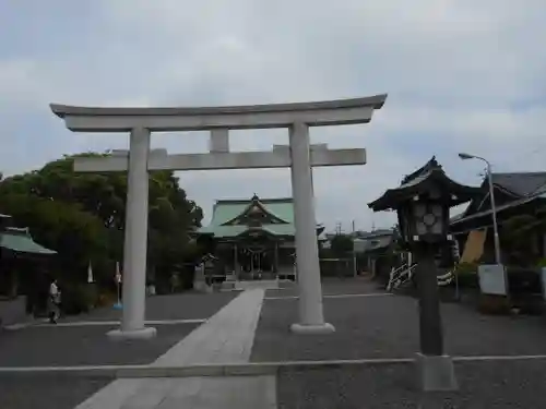 龍口明神社の鳥居