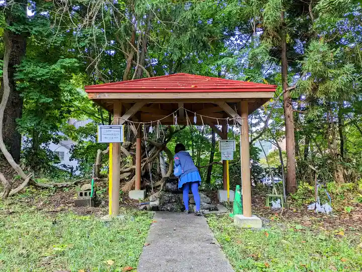 定山渓神社の手水舎