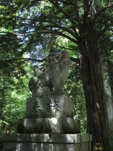 戸隠神社奥社の狛犬