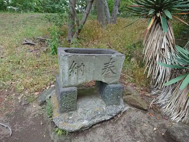 天王社の手水舎