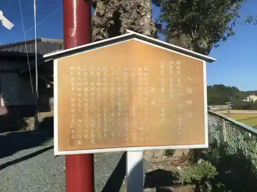 八面神社の歴史