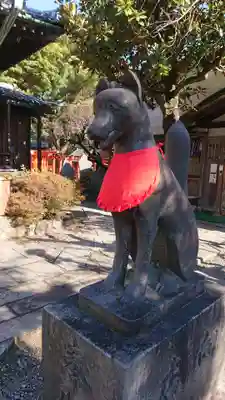 三囲神社の狛犬