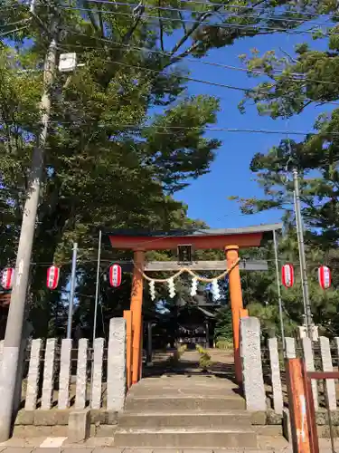 水海道鎮守 八幡神社の鳥居