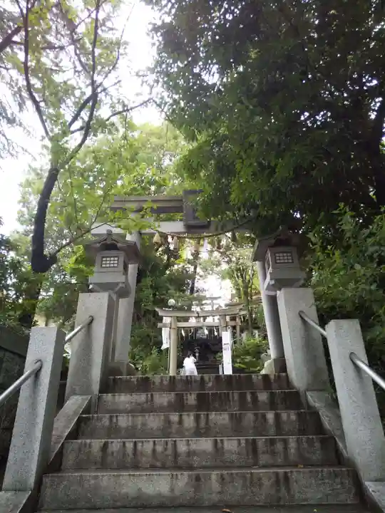 多摩川浅間神社の鳥居