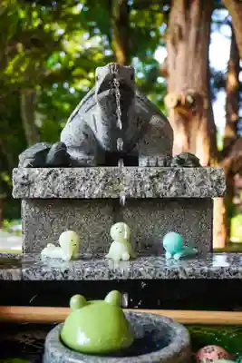 尻岸内八幡神社の手水舎
