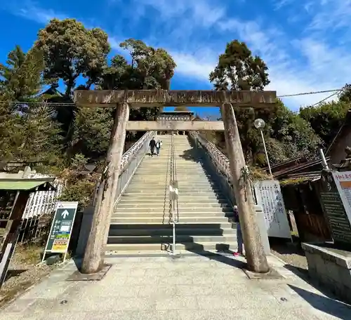 針綱神社の鳥居