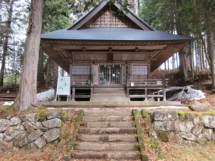 戸隠神社火之御子社の本殿・本堂
