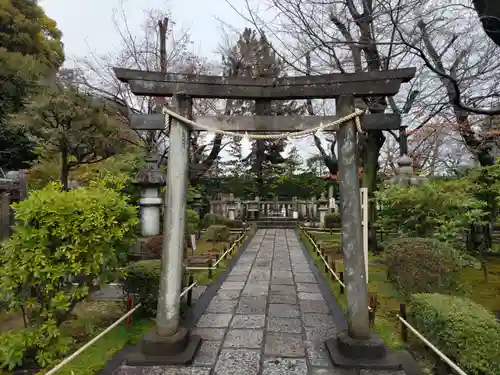 松陰神社の鳥居