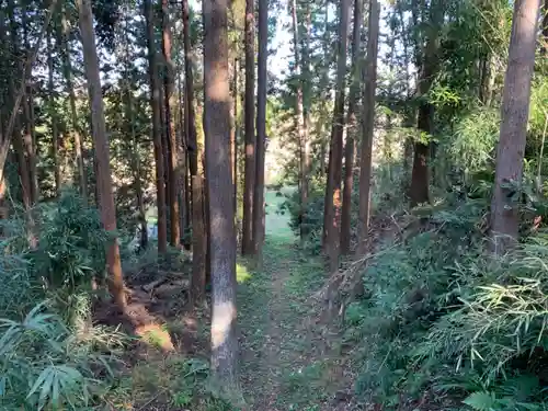 怒田沢観音堂の景色