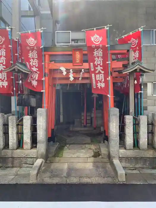 戸越伏見稲荷神社の鳥居