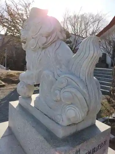 上手稲神社の狛犬