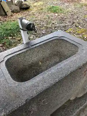 蠣崎神社の手水舎