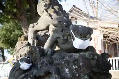 諏訪神社の狛犬