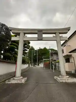 中山杉山神社の鳥居
