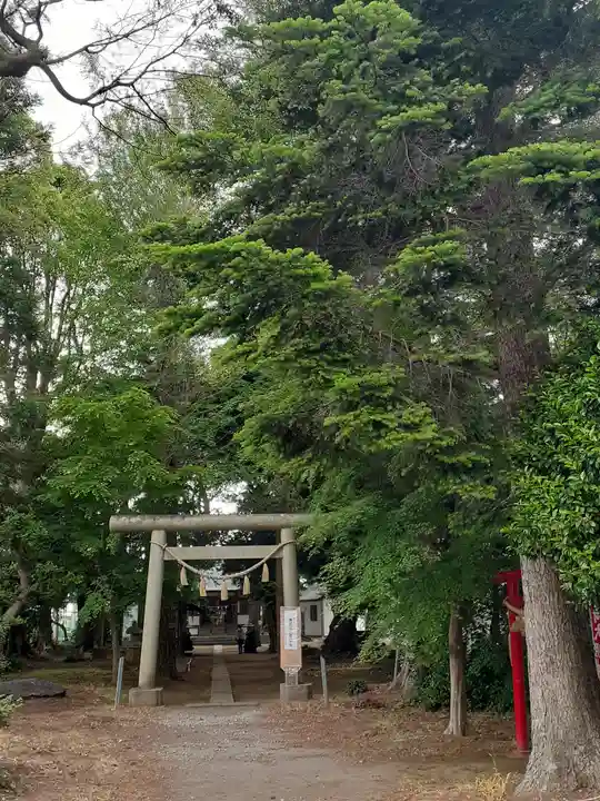 諏訪神社の鳥居