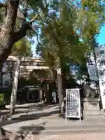 洲嵜神社の鳥居