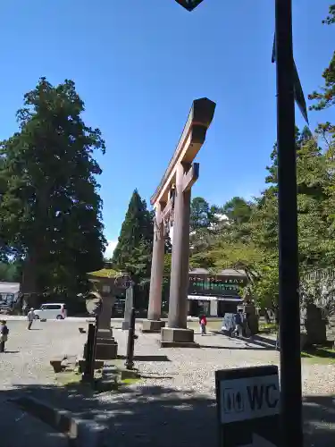 戸隠神社中社の鳥居