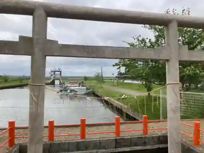 息栖神社の鳥居