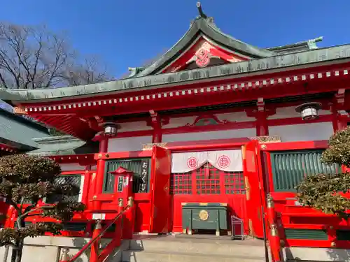 足利織姫神社の本殿