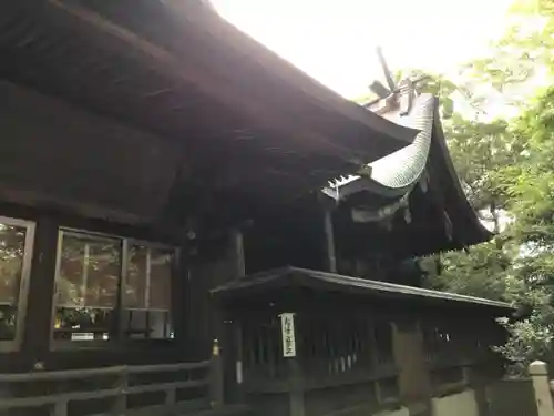 白旗神社の本殿・本堂