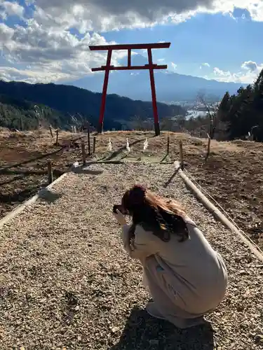 河口浅間神社の鳥居