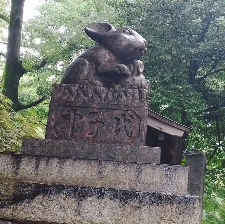 調神社の狛犬