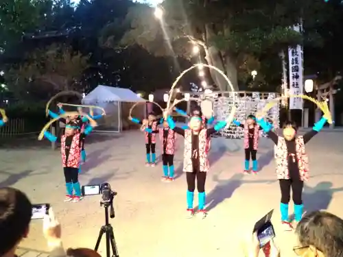 阿智神社のお祭り
