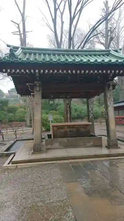 根津神社の手水舎