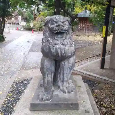 鳩森八幡神社の狛犬