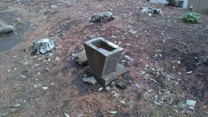 正一位泉沢稲荷神社の手水舎