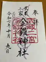 武蔵二宮 金鑚神社(埼玉県)